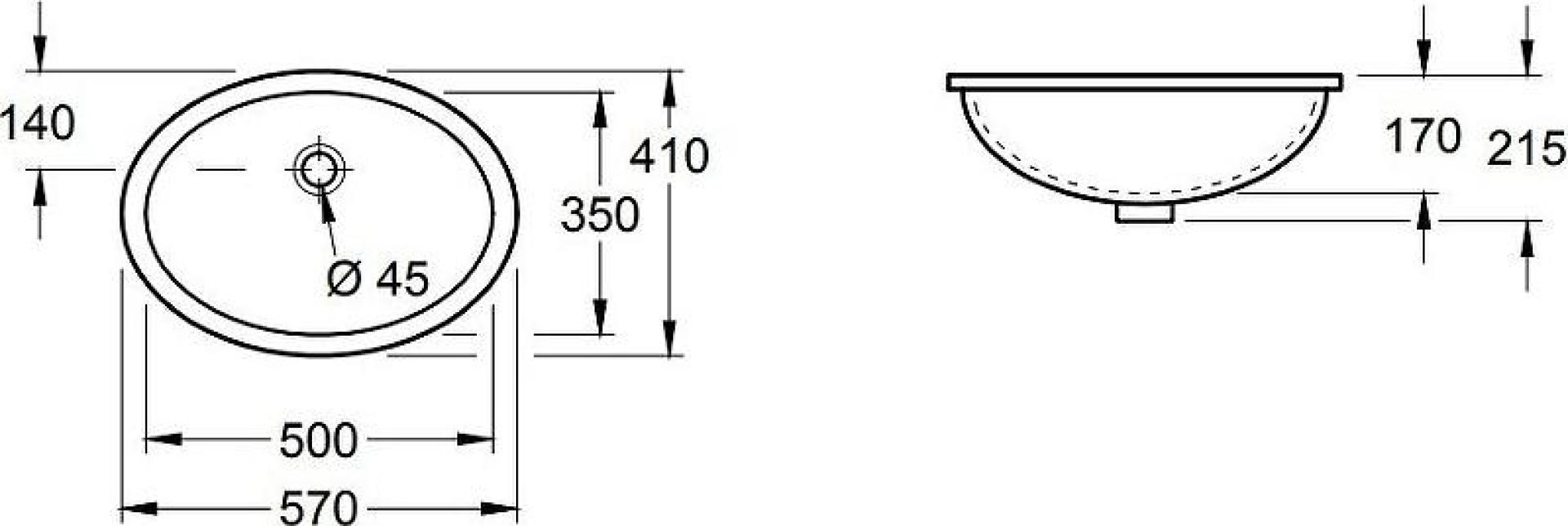 Раковина Villeroy & Boch Evana 614700R1 альпийский белый