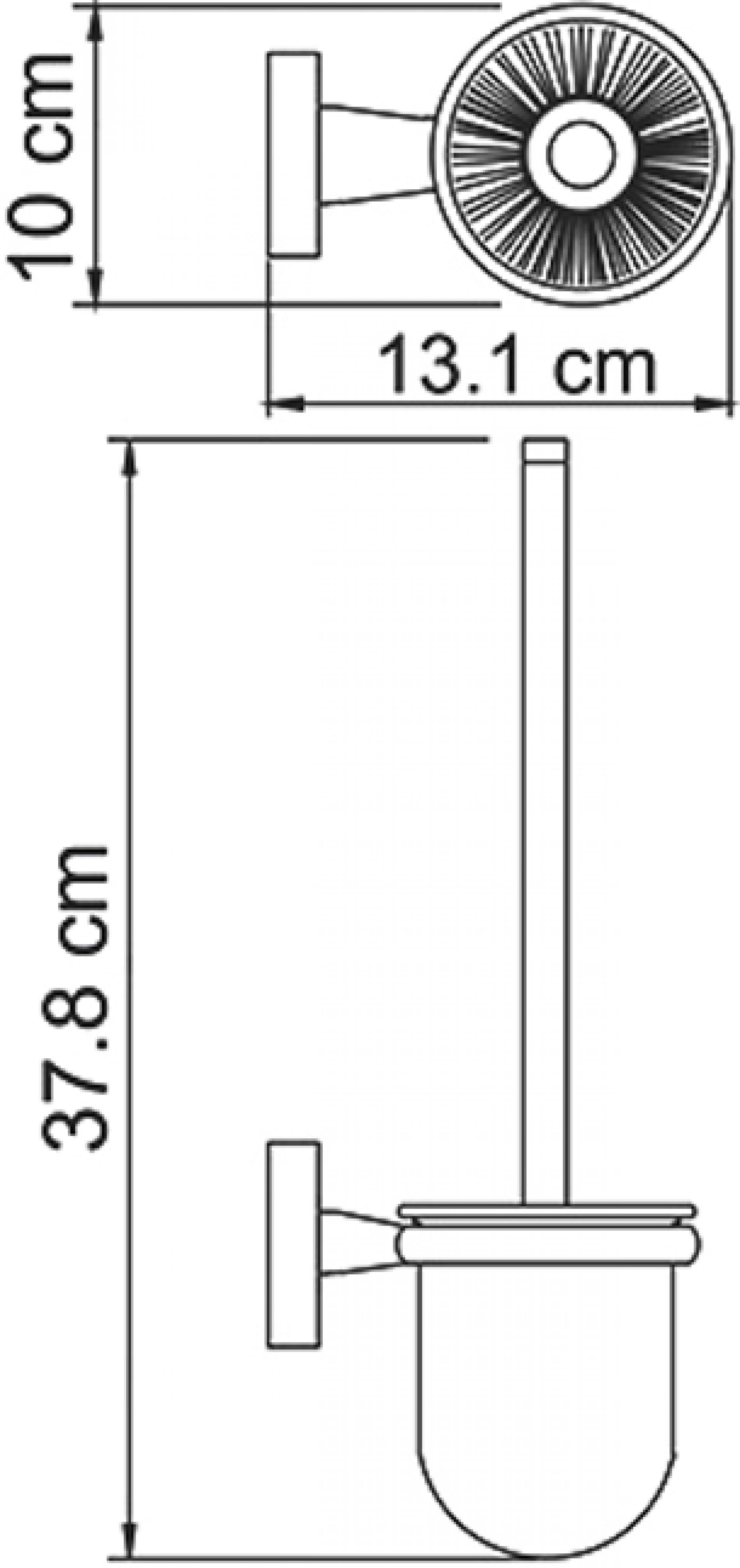 Щетка для унитаза Wasserkraft Lippe 6527