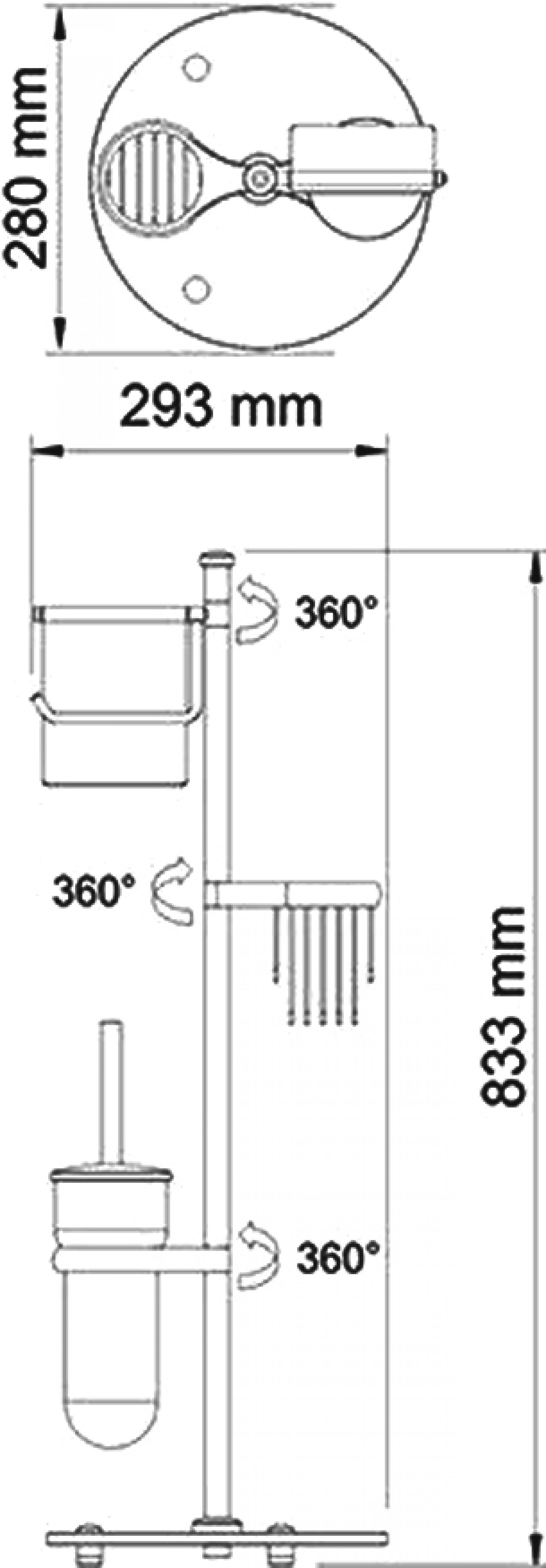 Стойка напольная Wasserkraft 1246