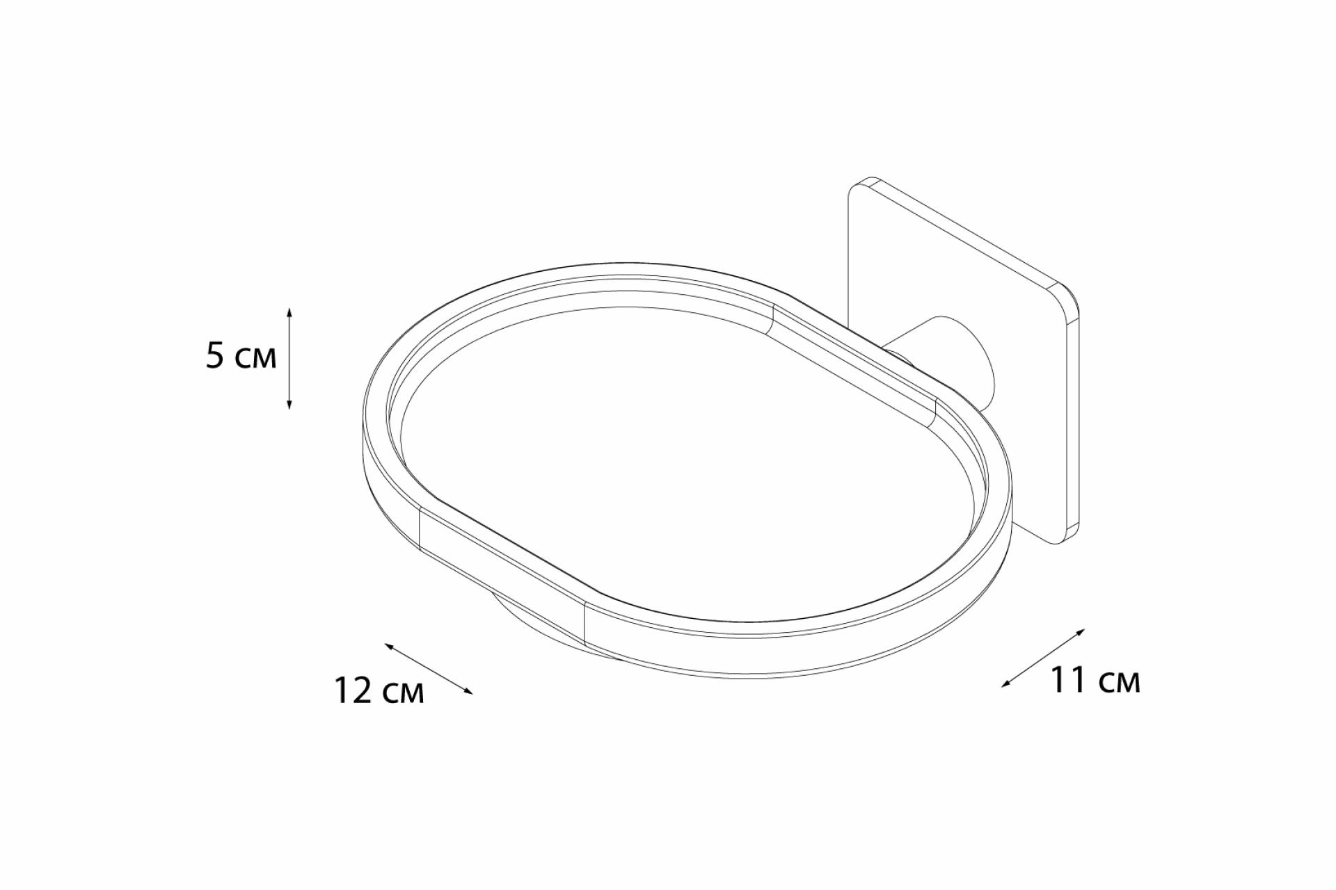 Мыльница FIXSEN Square FX-93108