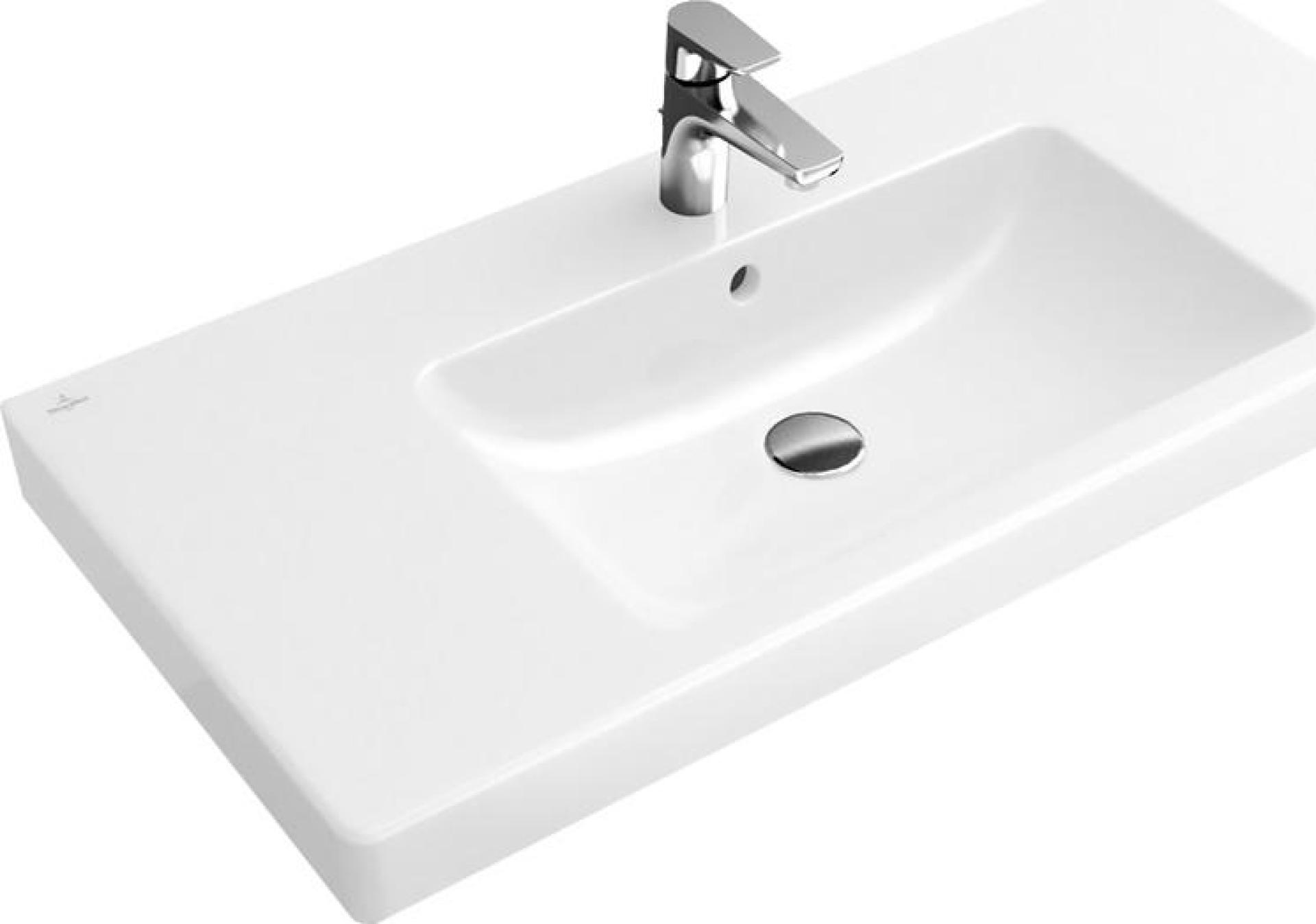 Тумба с раковиной Villeroy & Boch Subway 2.0 80 glossy white