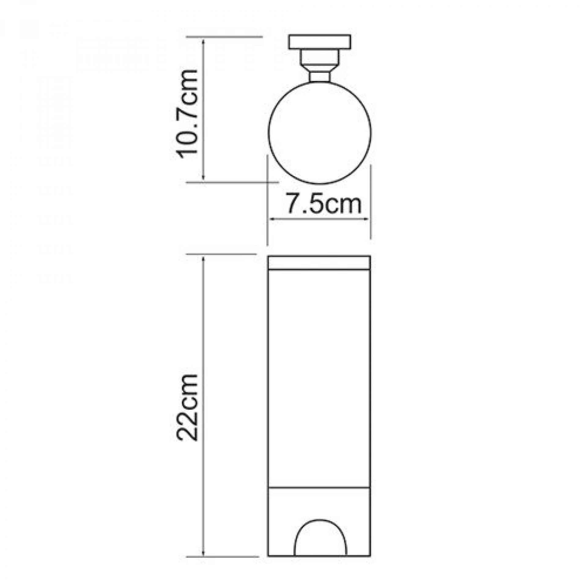 Диспенсер для ватных дисков Wasserkraft 1079