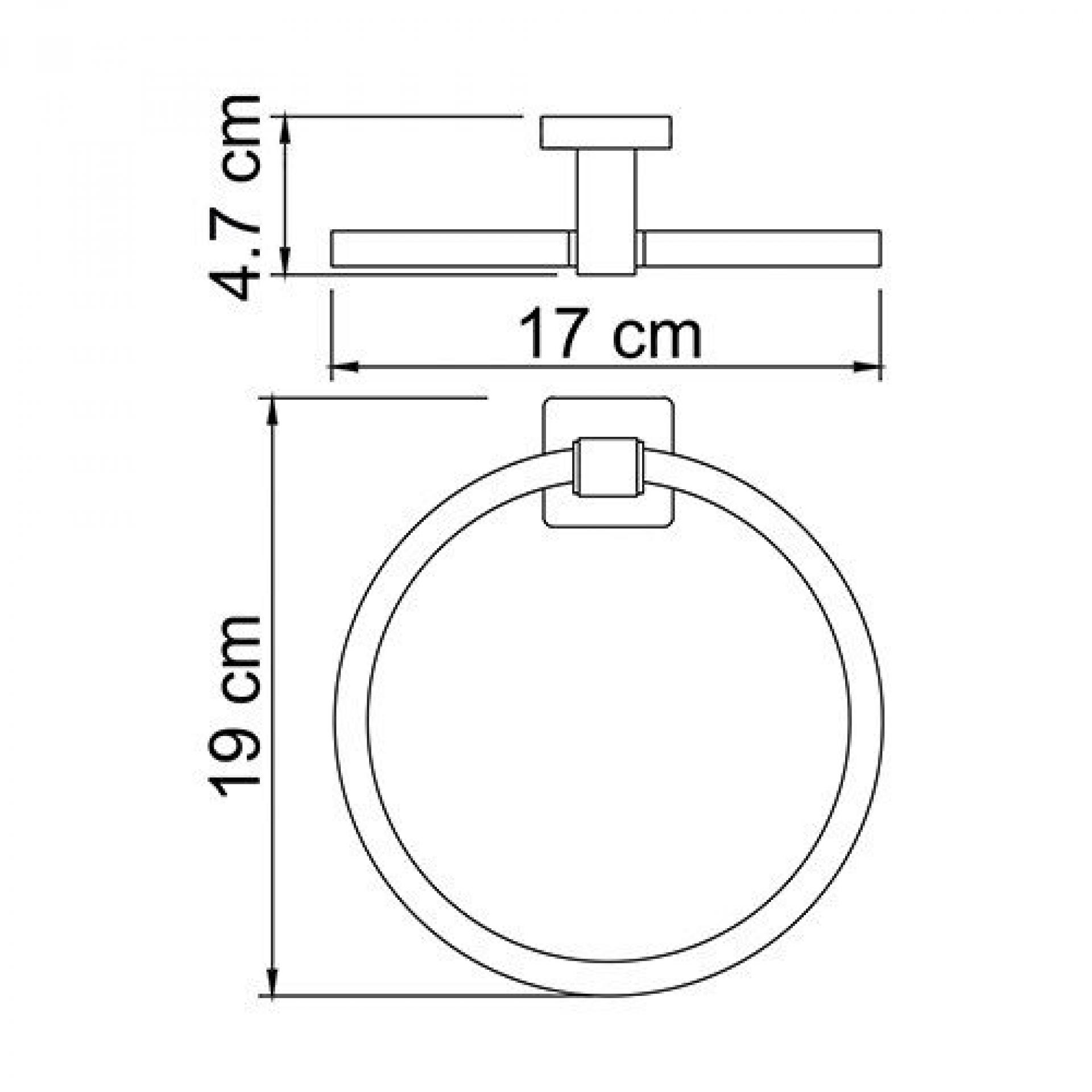 Держатель полотенец Wasserkraft Lippe 6560