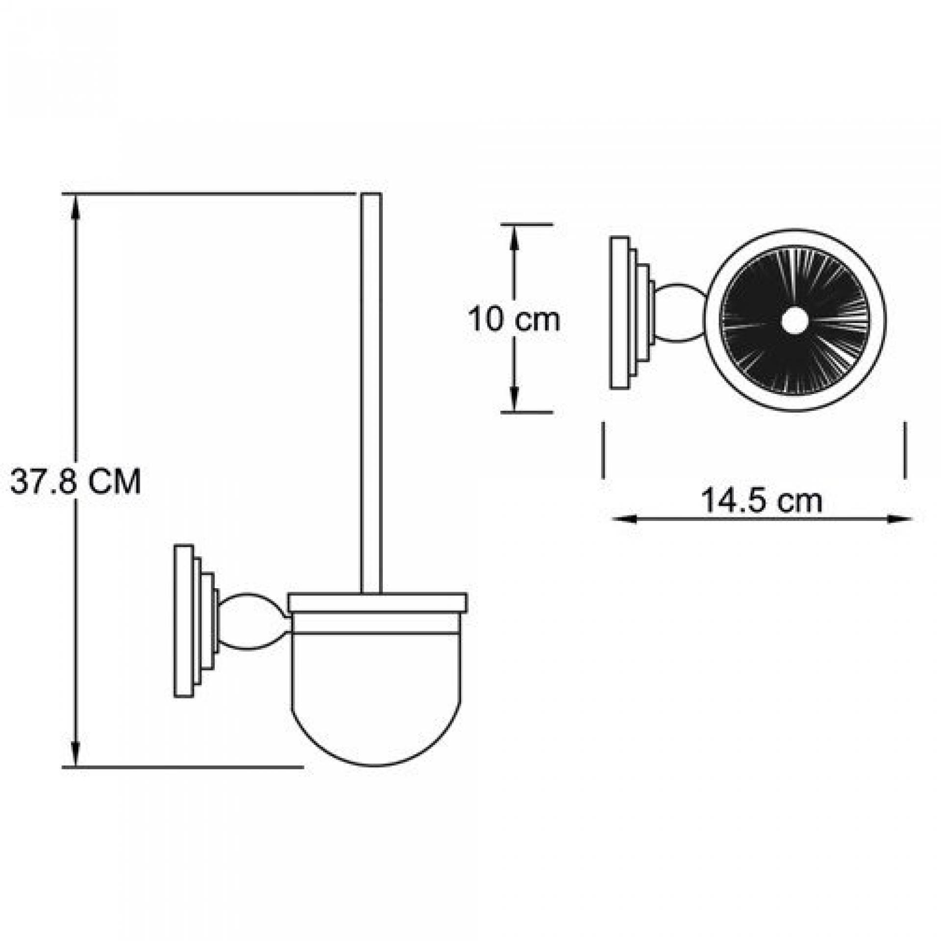 Щетка для унитаза Wasserkraft Isar 7327