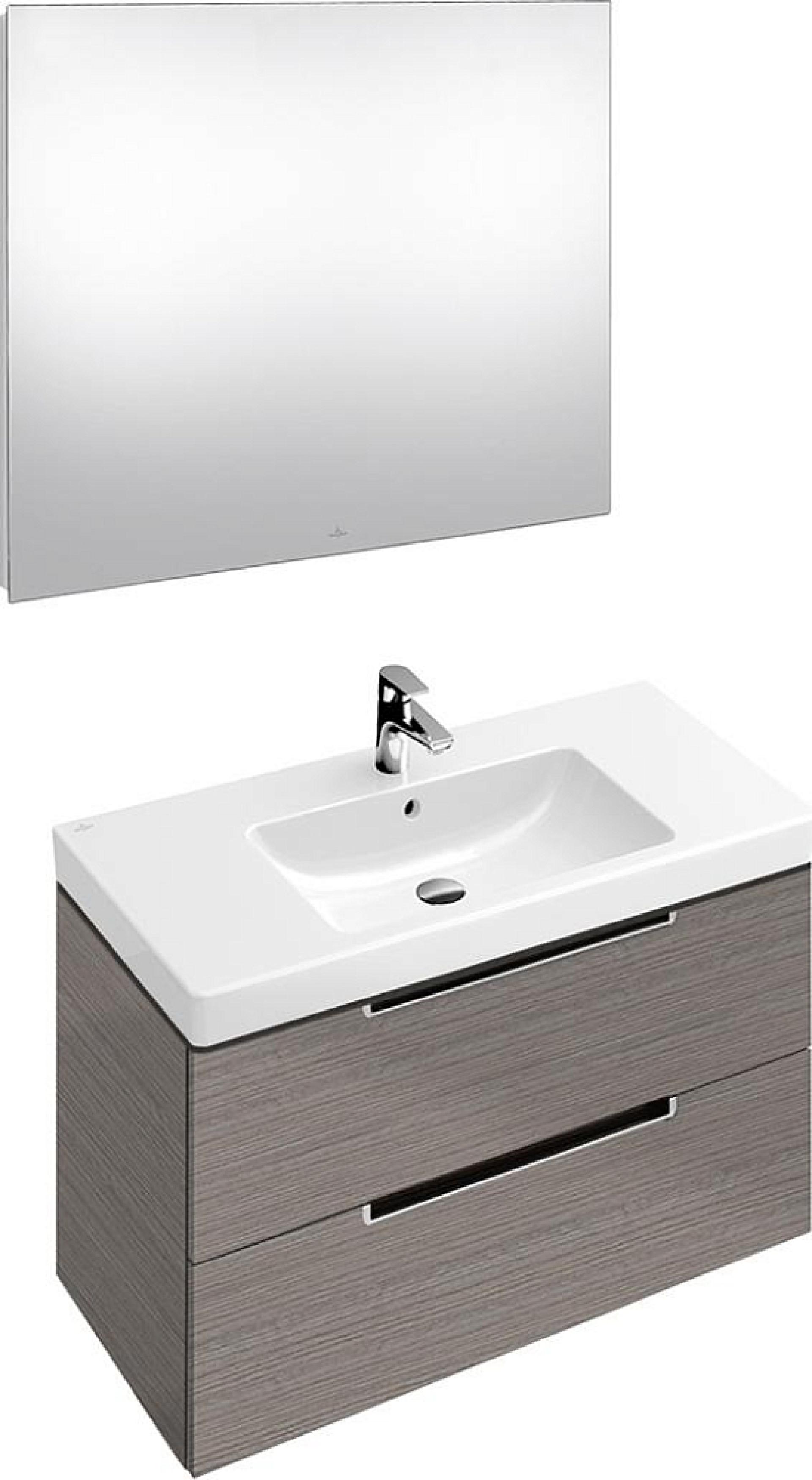 Мебель для ванной Villeroy & Boch Subway 2.0 80 eiche graphit