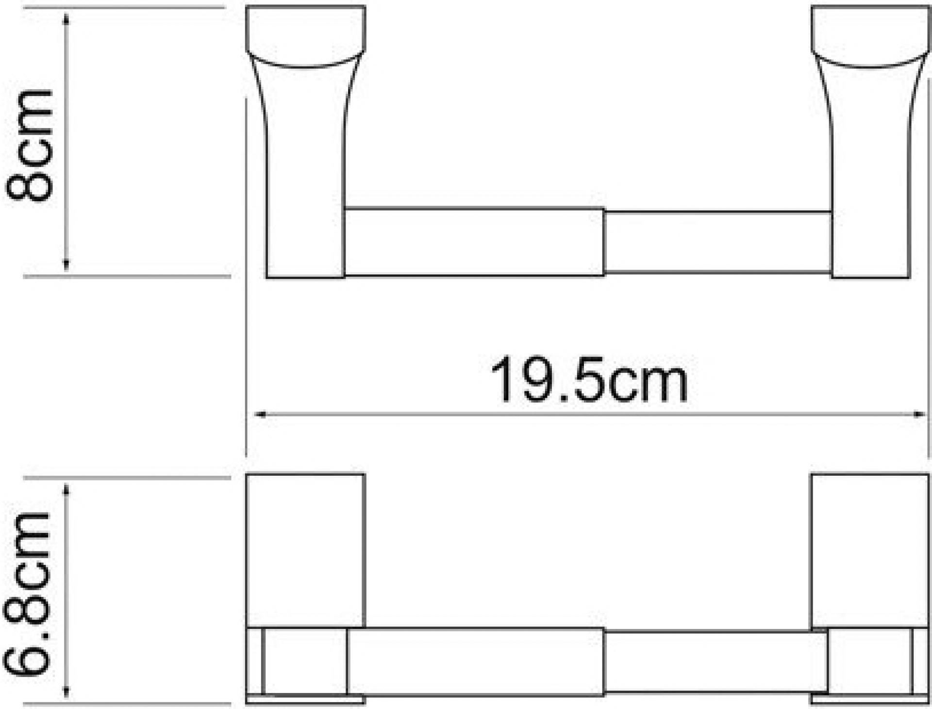 Держатель туалетной бумаги Wasserkraft Exter 5222