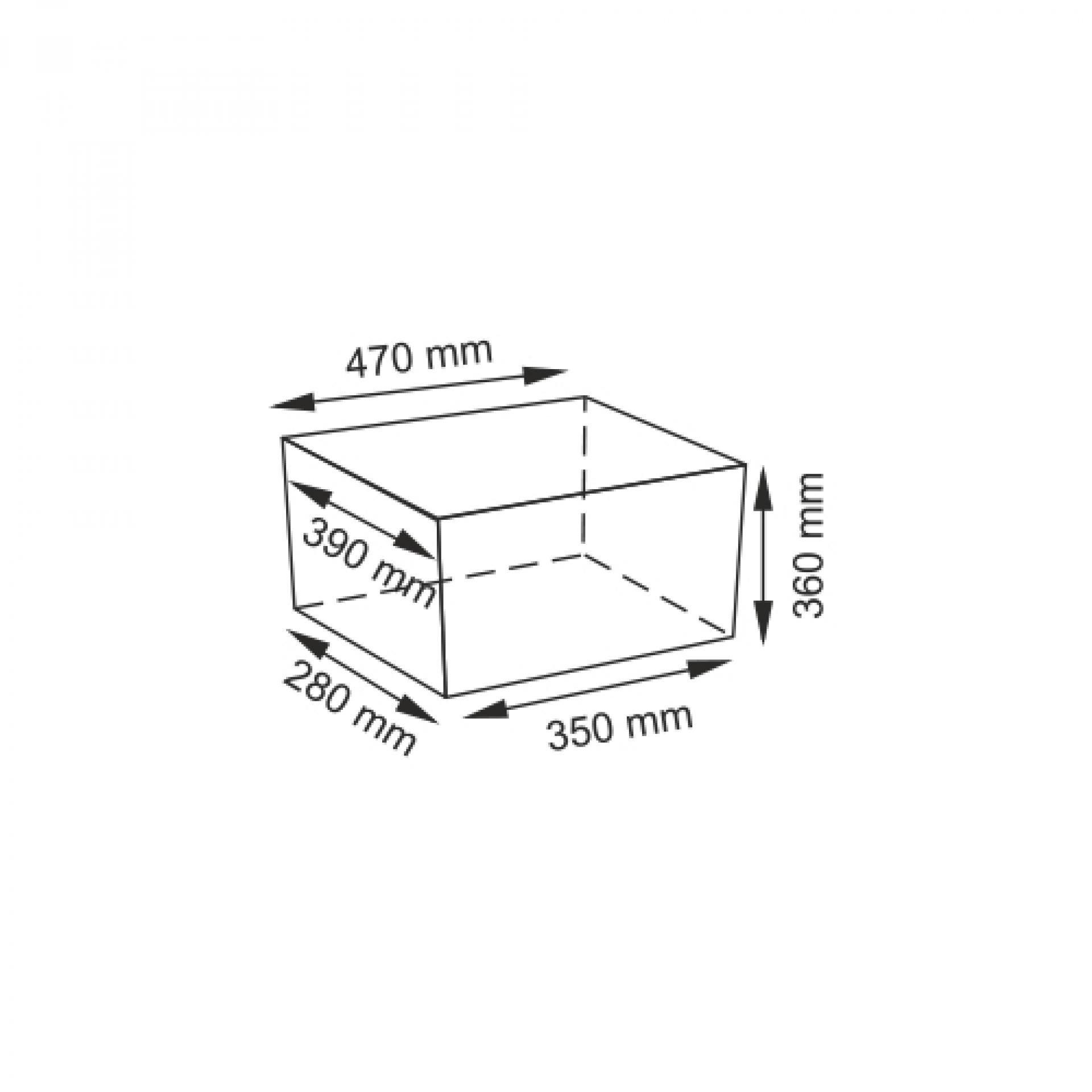 Корзина с крышкой Wasserkraft Weser WB-780-L