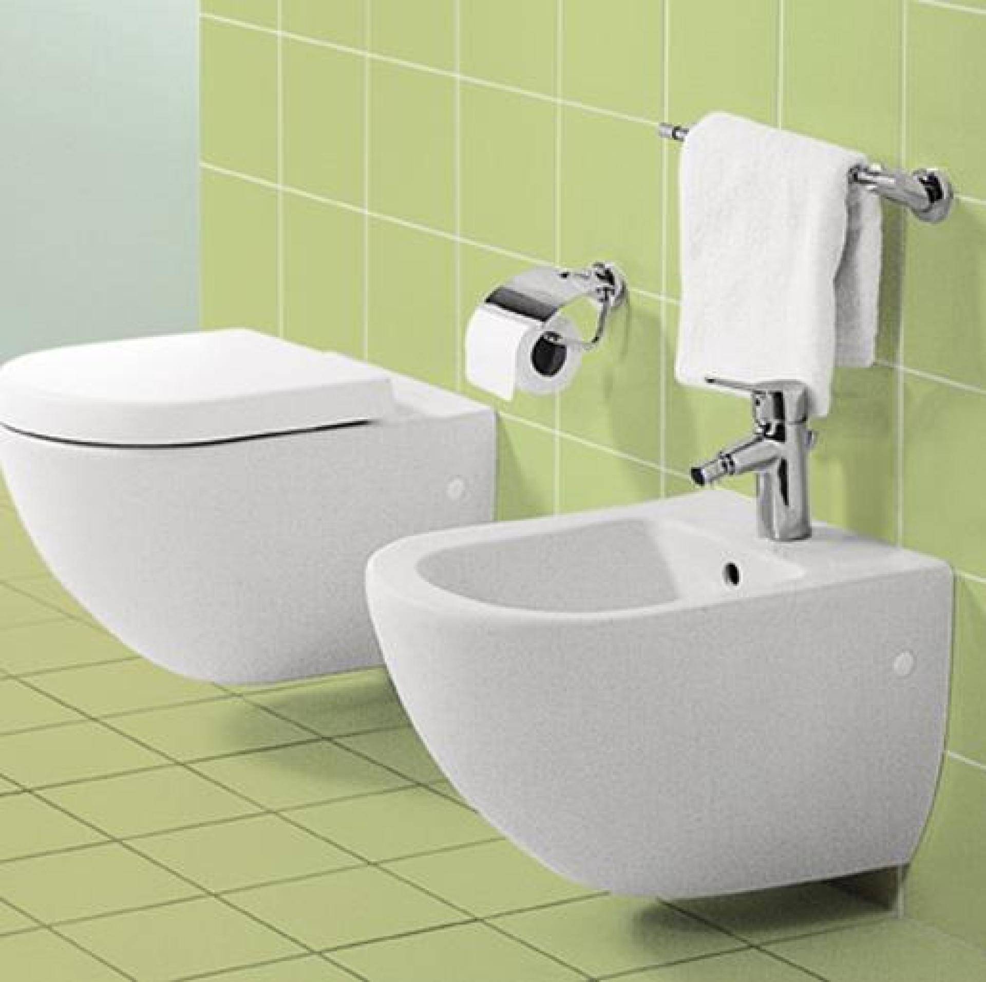 Биде подвесное Villeroy & Boch Subway 7400 00R1 alpin Сeramicplus