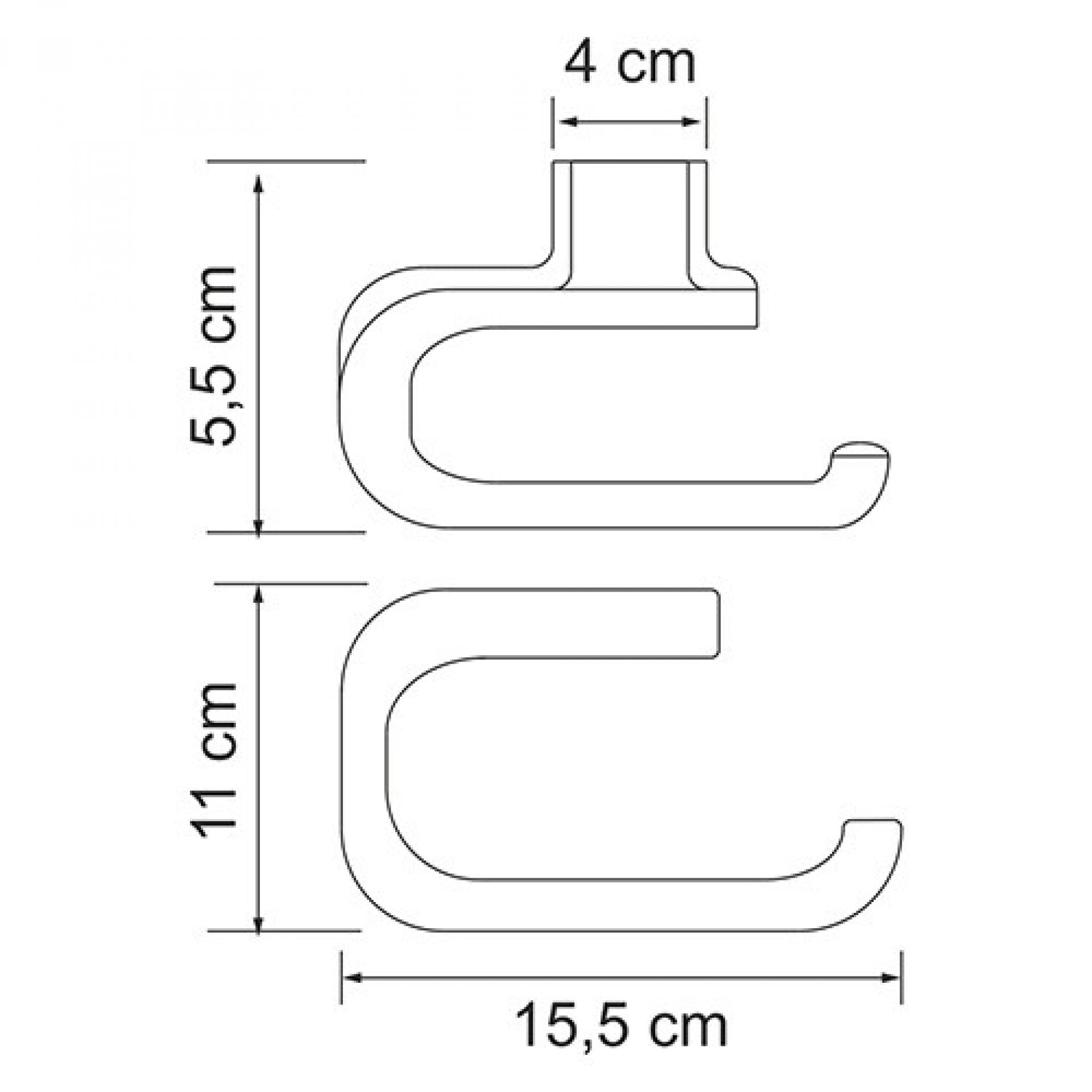 Держатель туалетной бумаги WasserKRAFT Kammel K-8396W, белый