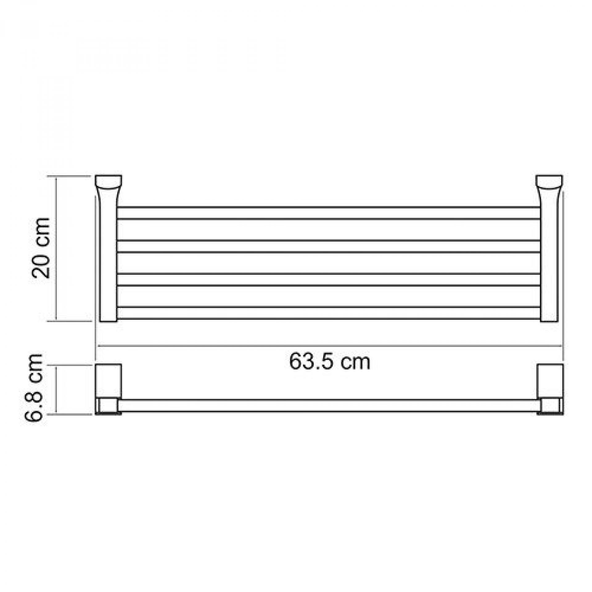 Полка для полотенец Wasserkraft Leine 5011