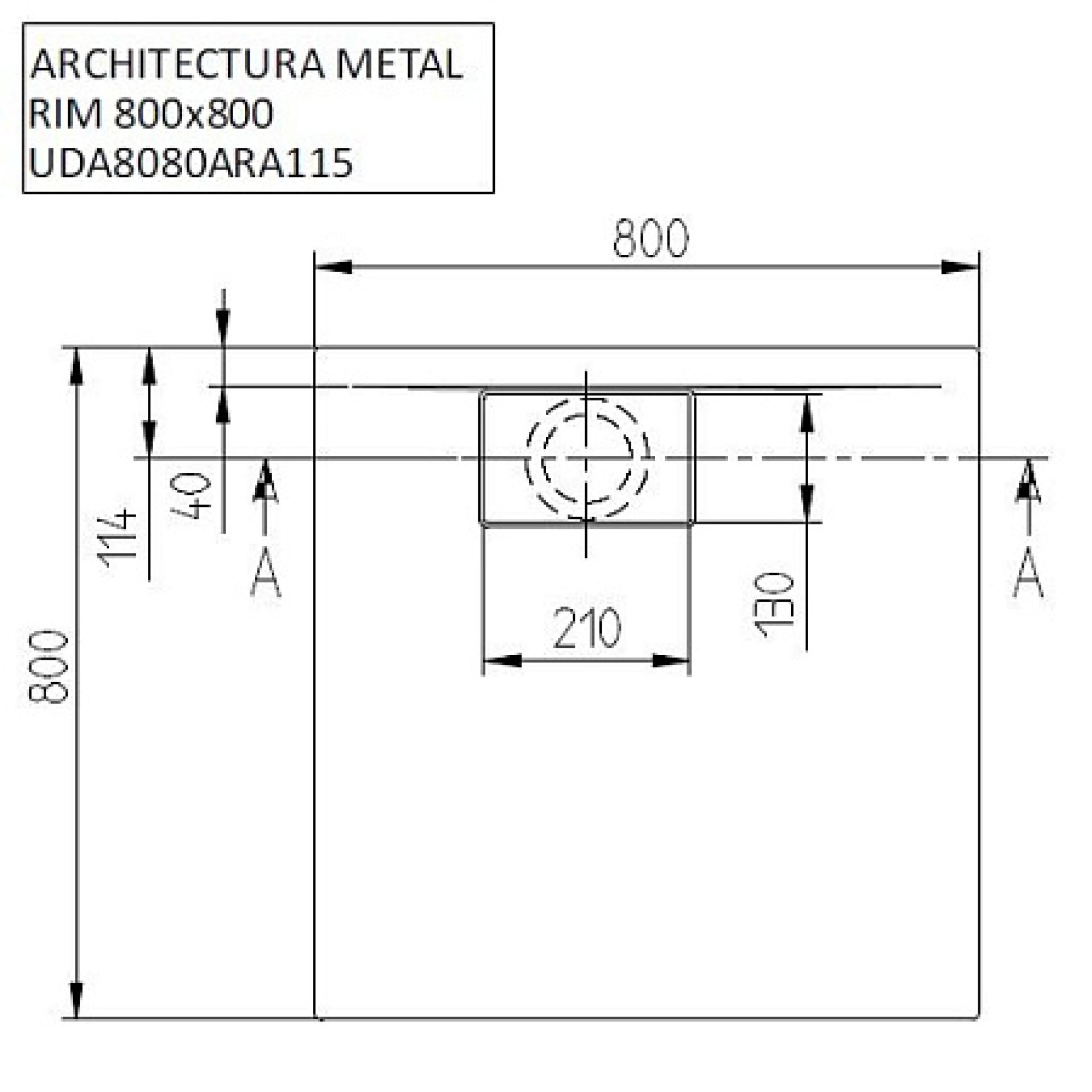 Поддон для душа Villeroy & Boch Architectura 80х80 UDA8080ARA115V-01 белый