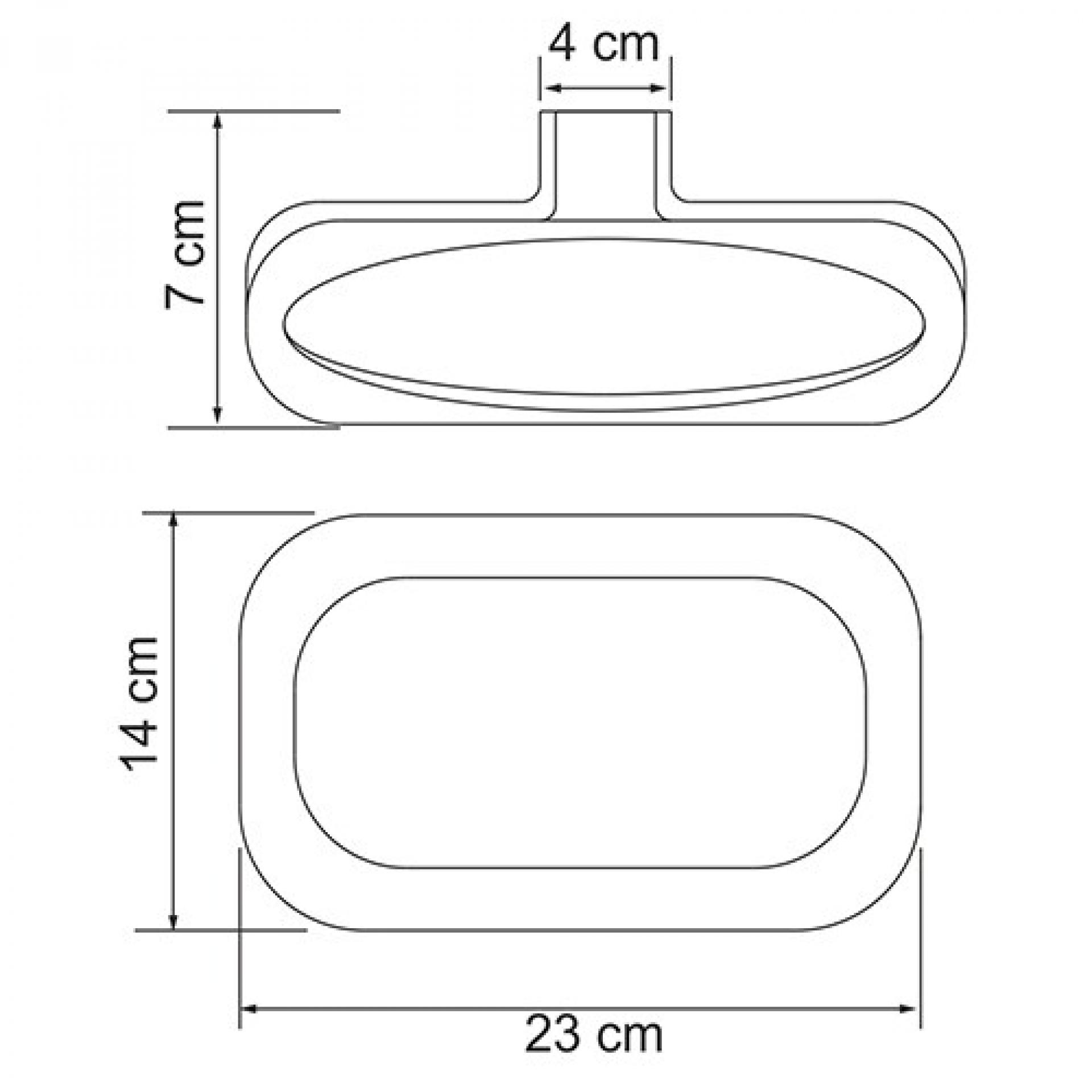 Полотенцедержатель 23 см WasserKRAFT Kammel K-8360W, белый