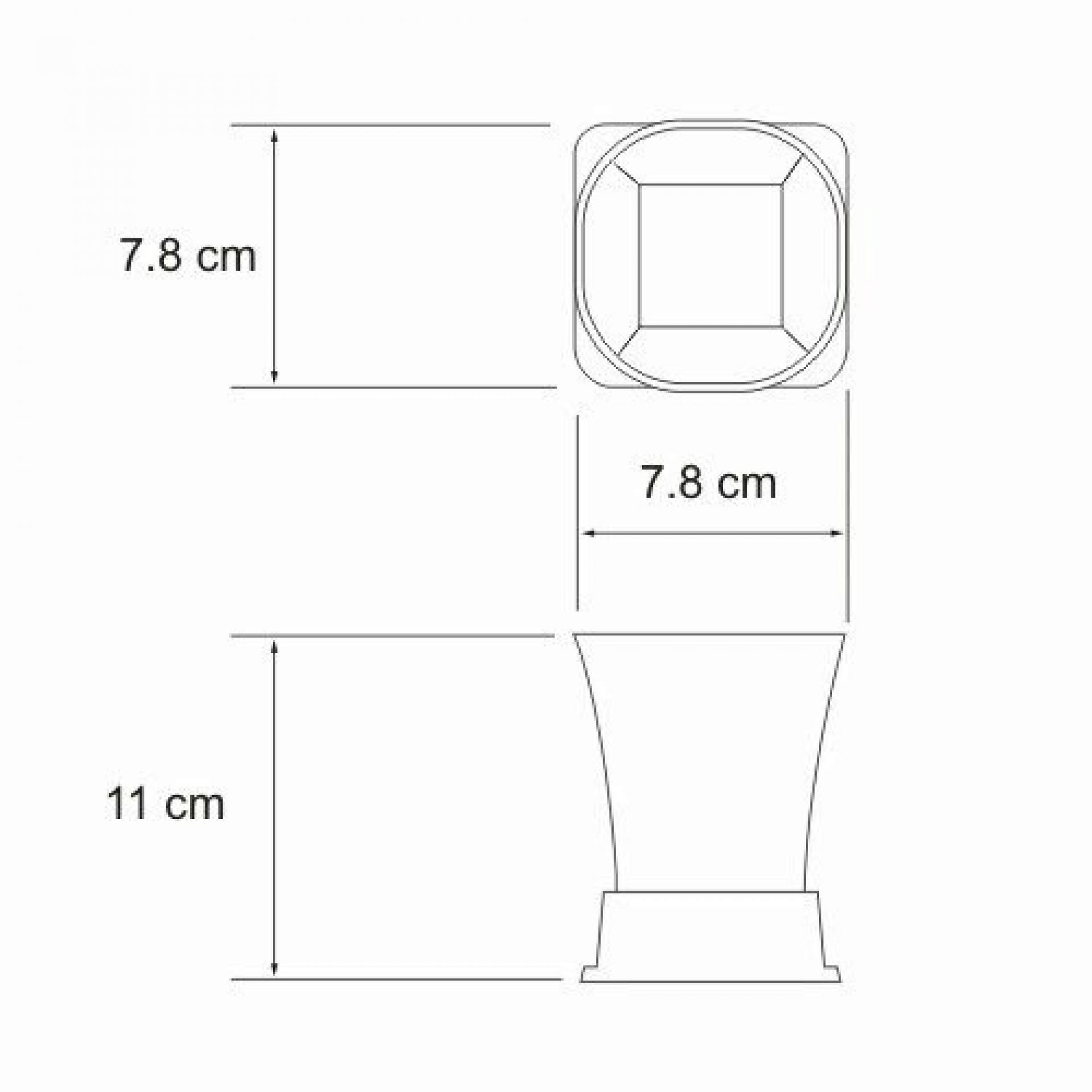 Стакан WasserKRAFT Ammer K-5428, хром