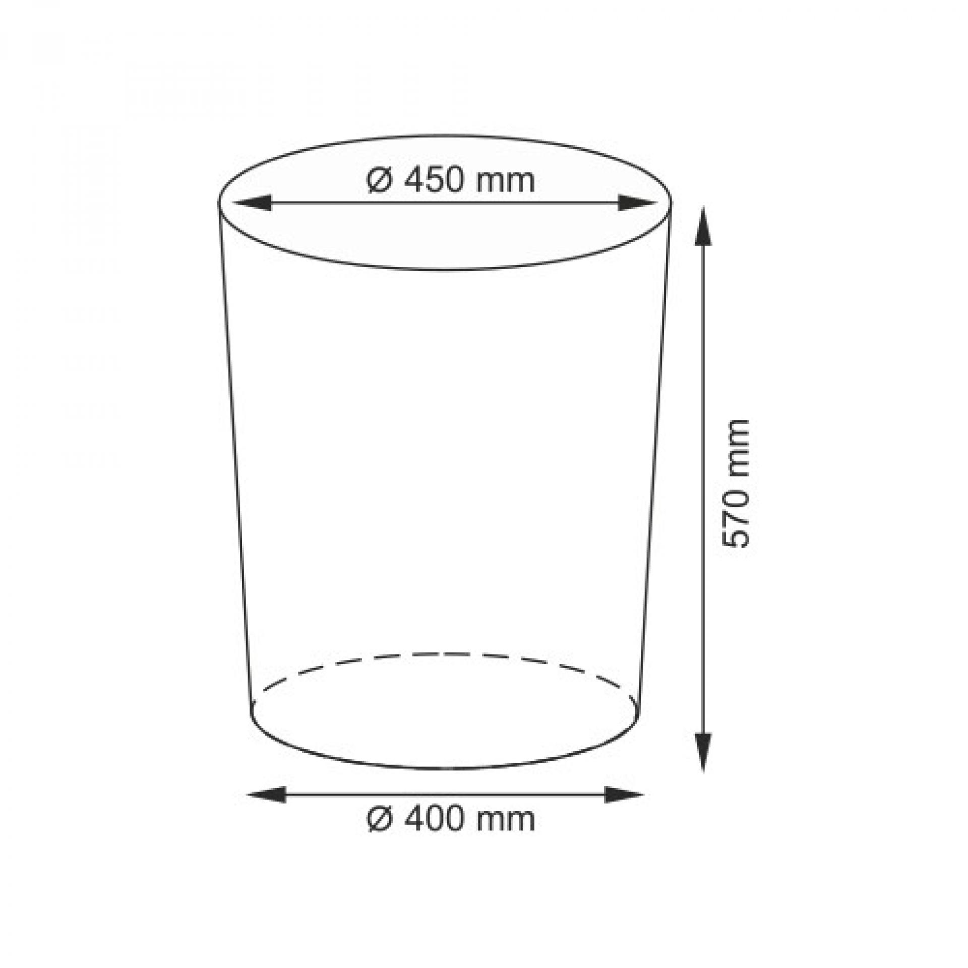 Корзина для белья WasserKRAFT Еlbe WB-740-L, темно-коричневая