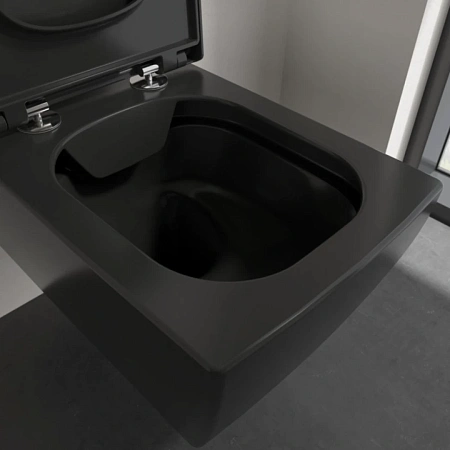 Унитаз подвесной Villeroy & Boch Memento 2.0 4633R0R7 черный матовый