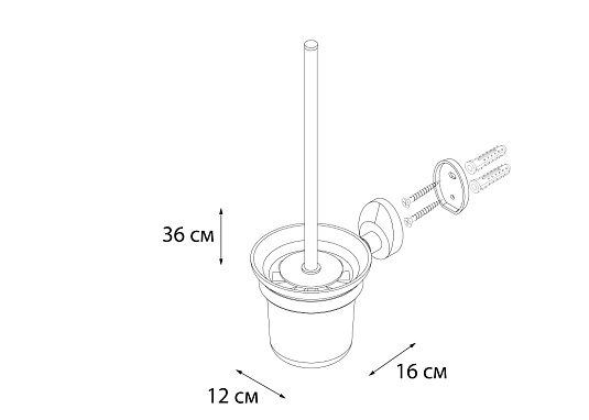 Ерш для туалета FIXSEN Europa FX-21813