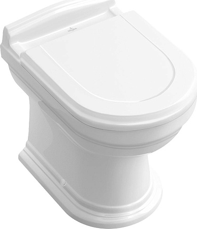 Унитаз приставной Villeroy & Boch Hommage 6663 10R2 star white