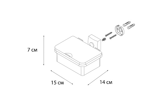 Держатель ватных дисков FIXSEN Kvadro FX-61318