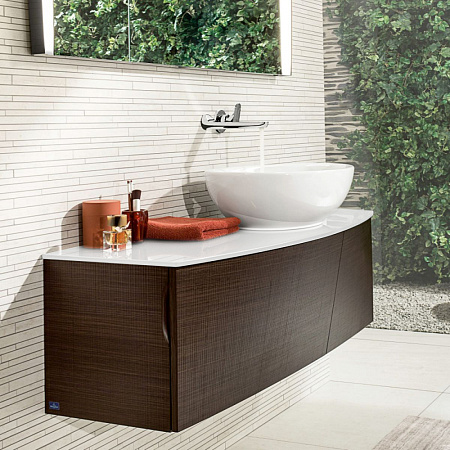 Тумба с раковиной Villeroy & Boch Aveo new generation 130 dark oak