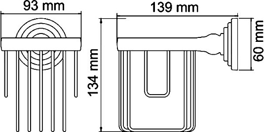 Держатель освежителя Wasserkraft Isar 7345