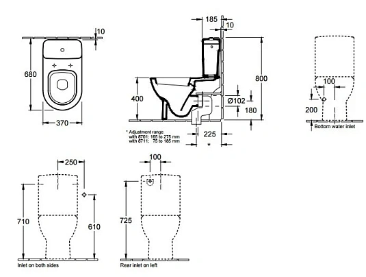 Напольный унитаз Villeroy&Boch Verity Design 9034 3